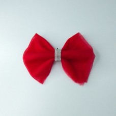 Сетка-фатин красный средней жесткости