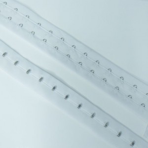 Тесьма с крючкми 4см белый