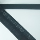 Резинка декоративная с перфорацией черная